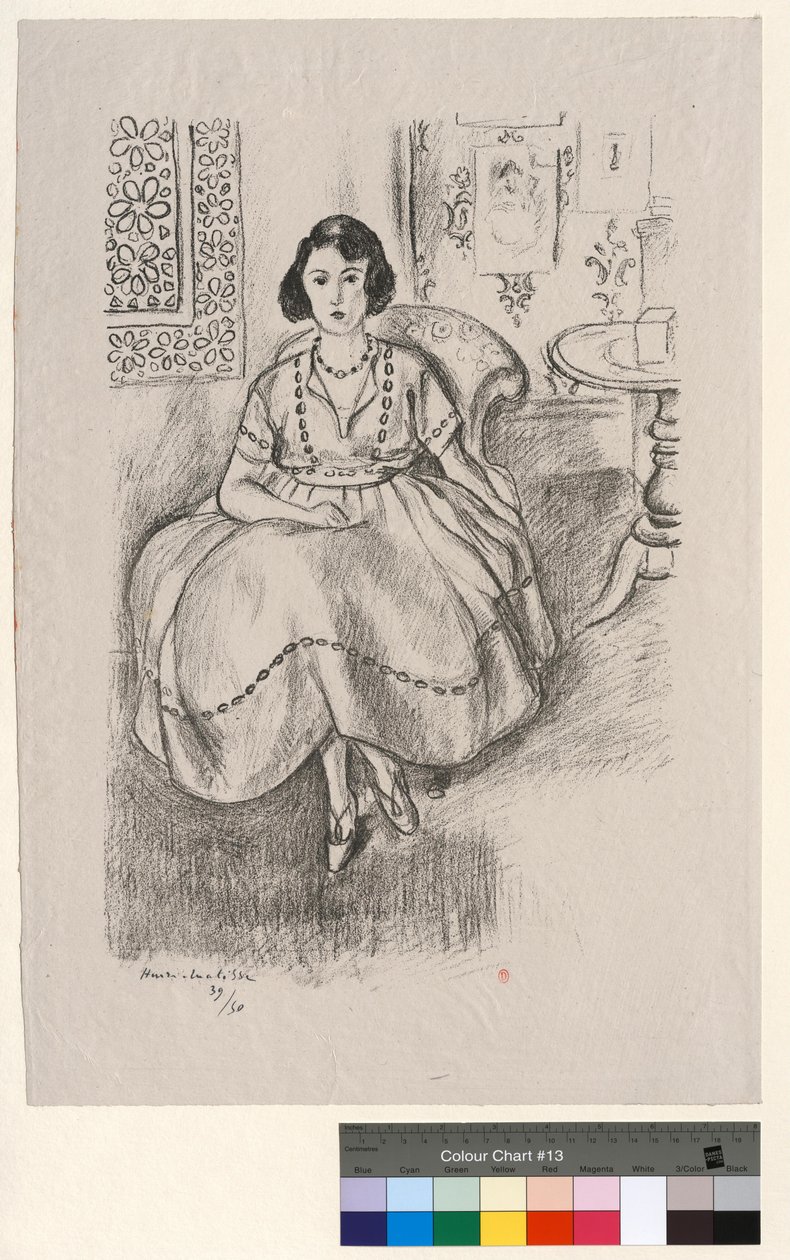 The Organdy Dress by Henri Matisse