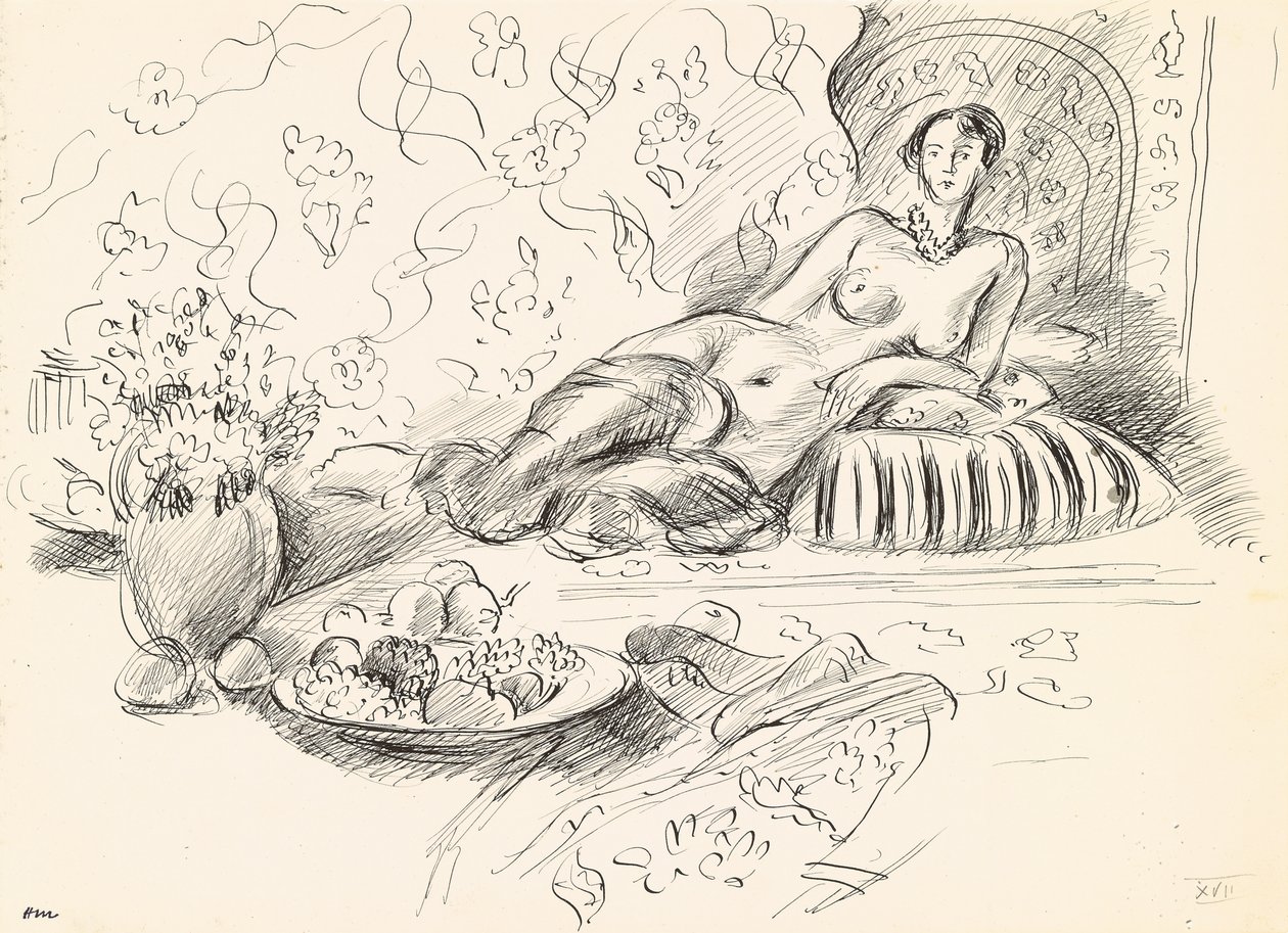 Lying Odalisque II, c.1927 by Henri Matisse