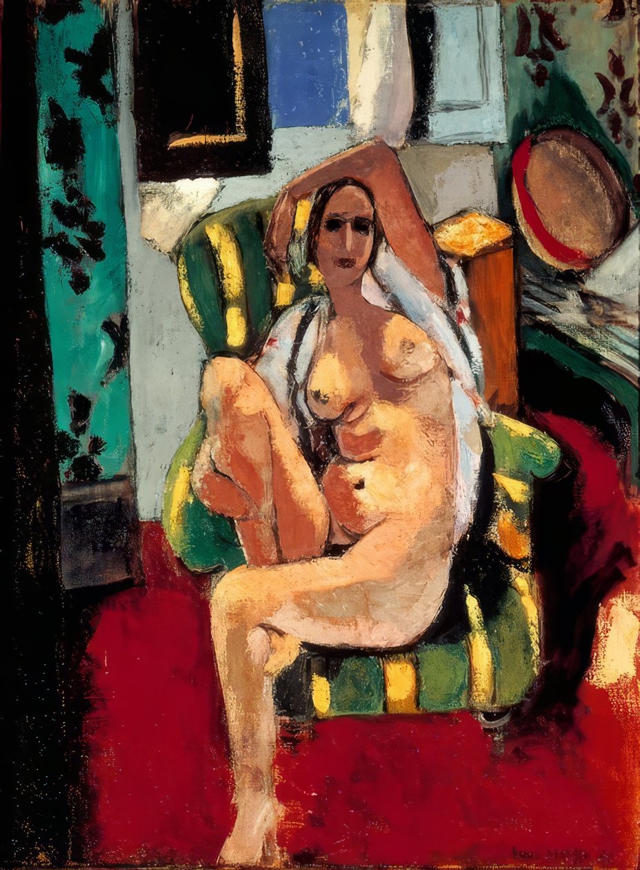 Seated Nude with Tambourine by Henri Matisse