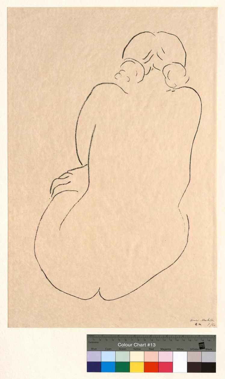 Seated Nude, Seen from Behind by Henri Matisse