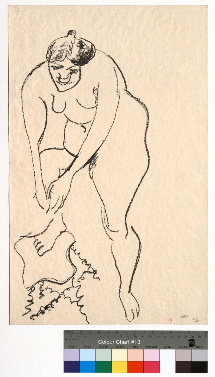 Nude with Right Foot on a Stool by Henri Matisse