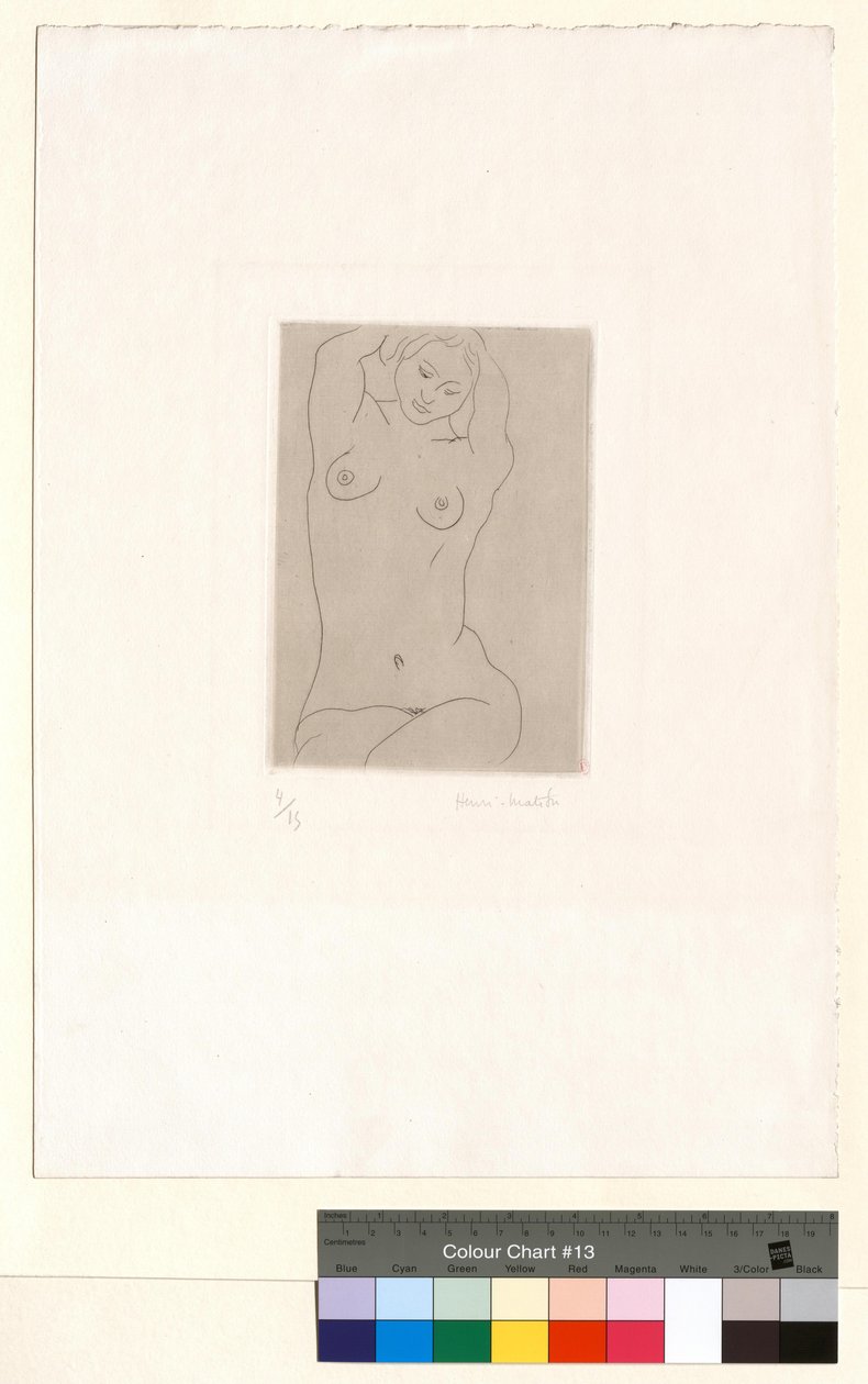 Nude, Arms Above the Head by Henri Matisse