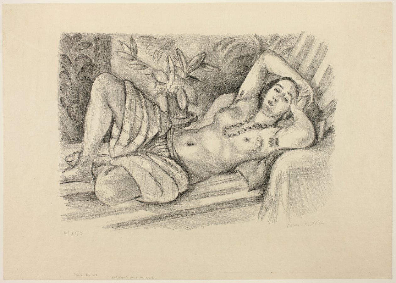 Odalisque with Magnolia by Henri Matisse