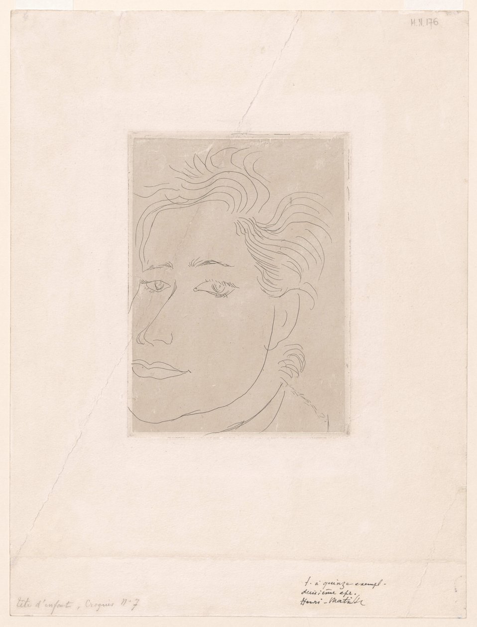 Outamaro, Portrait of Margot Matisse by Henri Matisse