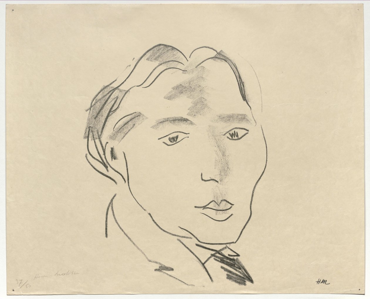 Portrait of Cortot by Henri Matisse
