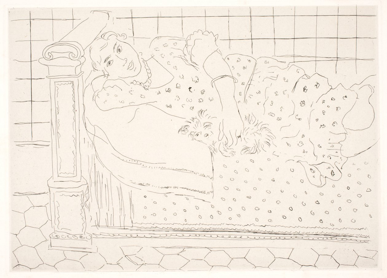 Rest, Figure with Gika by Henri Matisse