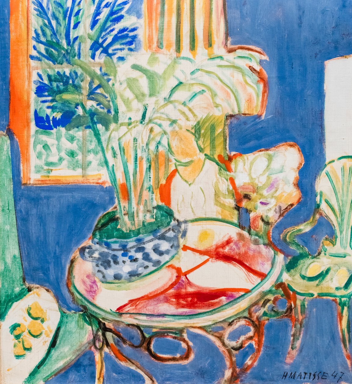Small Blue Interior by Henri Matisse
