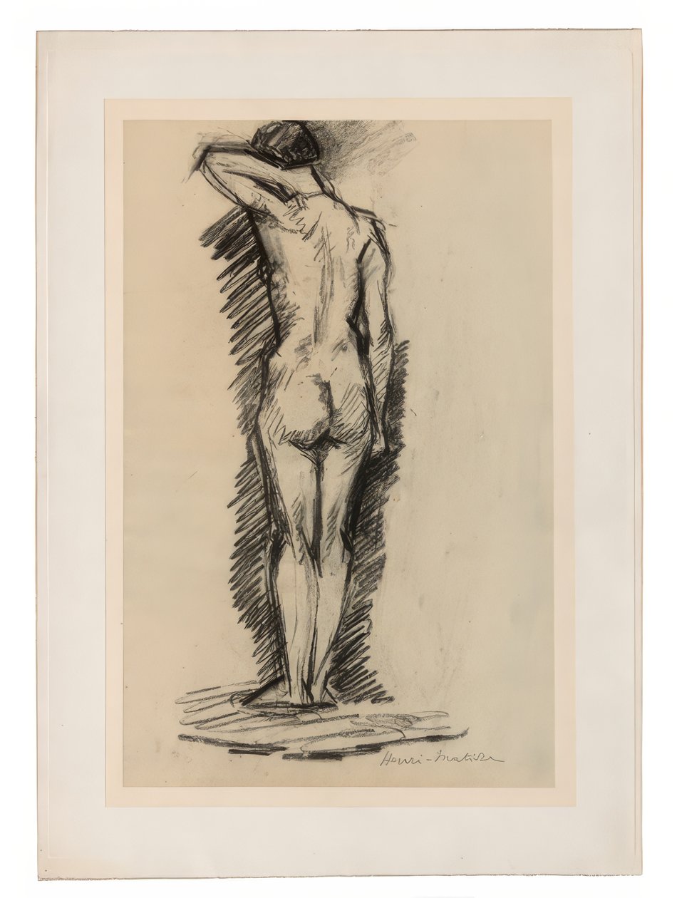 Standing Female Nude Seen from the Back by Henri Matisse