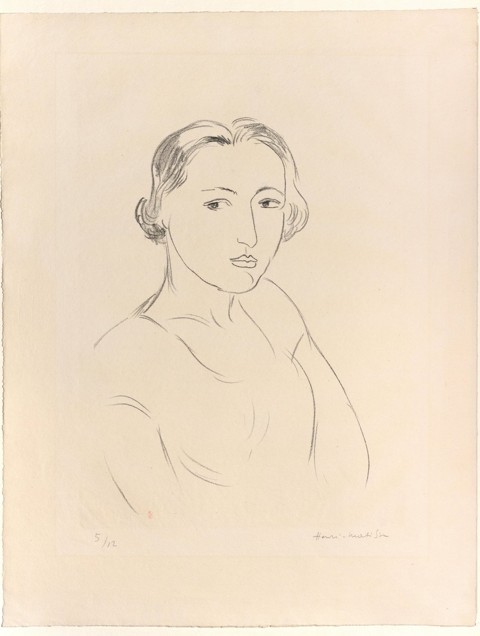 Head of a Young Woman by Henri Matisse