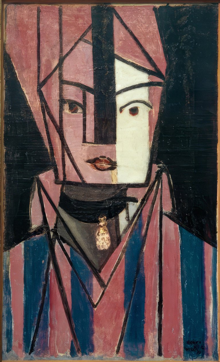 White and Pink Head (Marguerite Matisse) by Henri Matisse