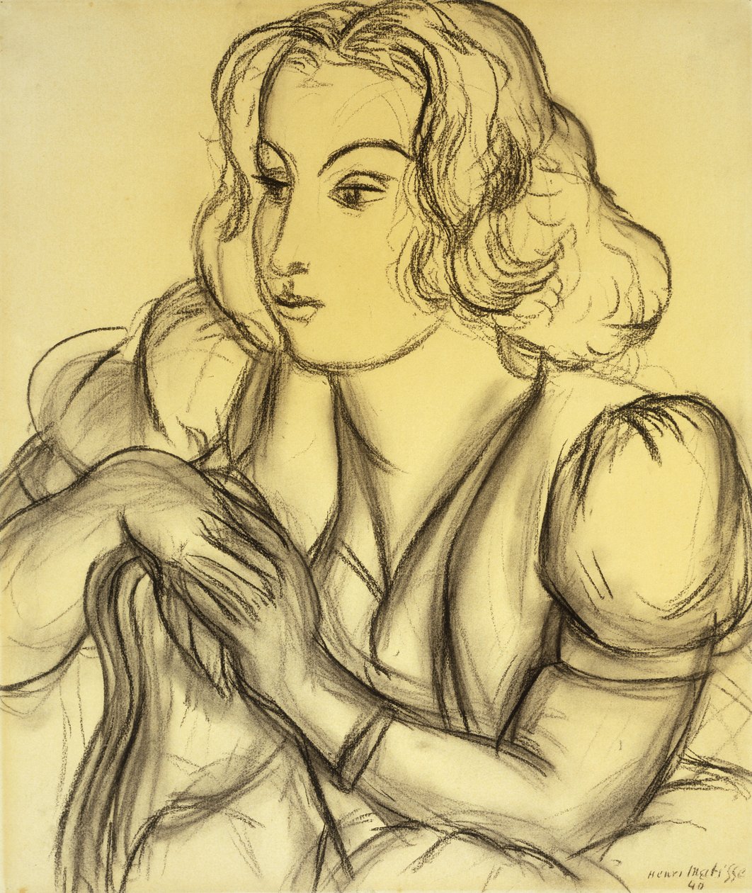 Woman Leaning by Henri Matisse