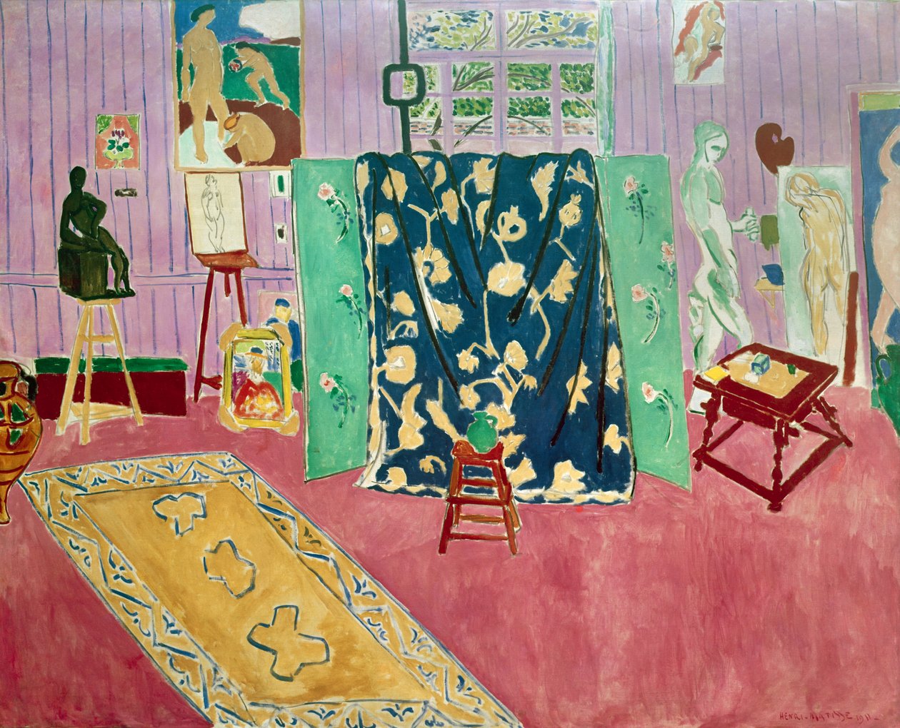 The Pink Studio by Henri Matisse