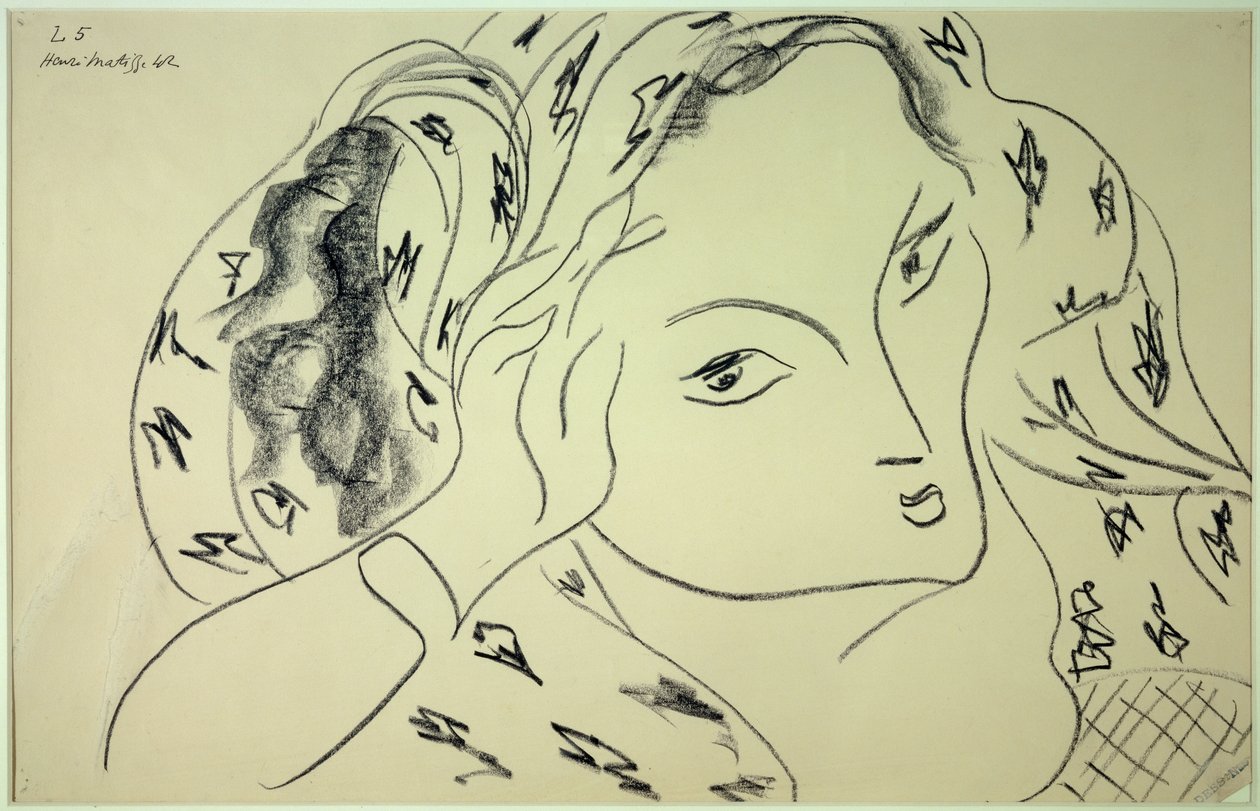 Theme and Variation L.5 1942 by Henri Matisse