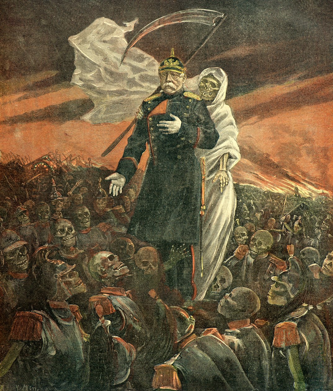 Portrait of Bismarck by Henri Meyer