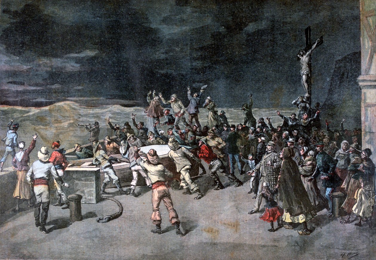 Scene Seven, The Rescue, from the Play Maitre D