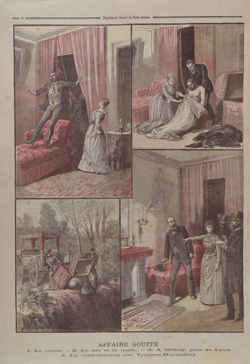 The Gouffe Mystery, illustrations from 
