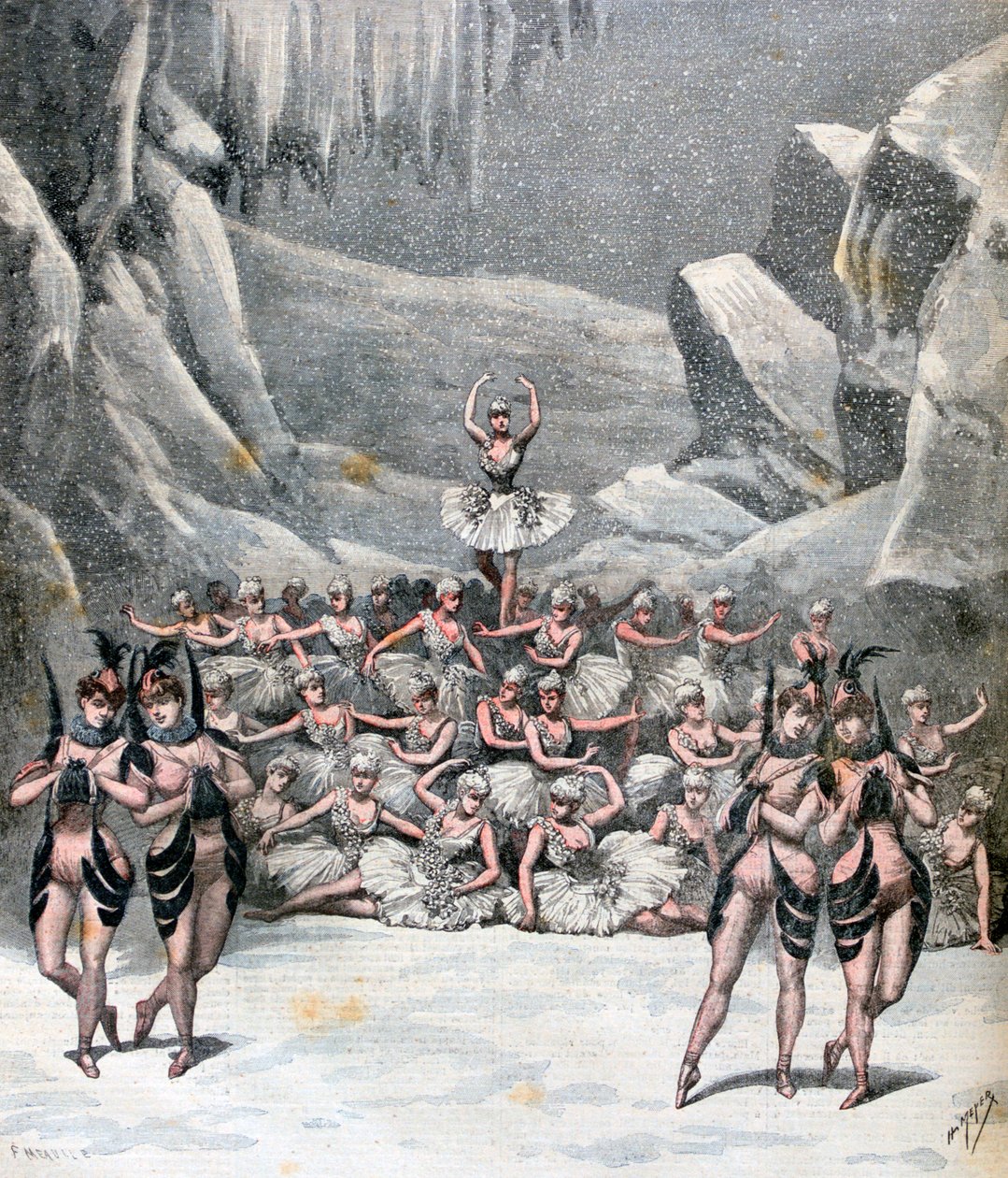 The Snow Ballet, from La Voyage dans la Lune by Jacques Offenbach by Henri Meyer