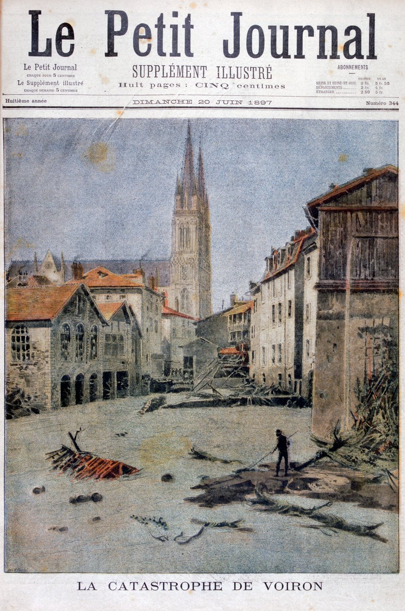 The Catastrophe of Voiron, France by Henri Meyer