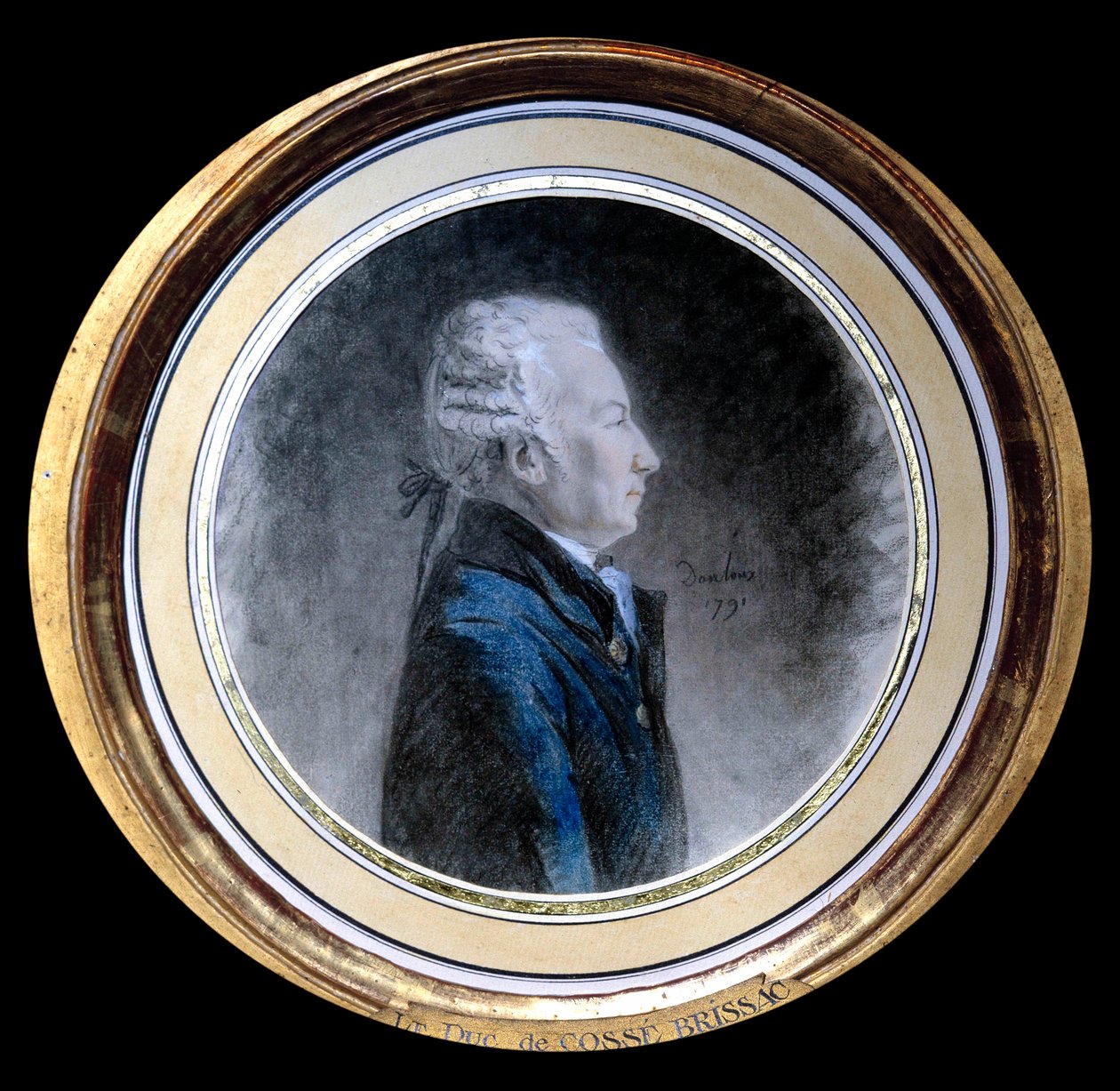 Portrait of Louis Hercule Timoleon de Cosse, Duke of Brissac by Henri Pierre (attr. to) Danloux