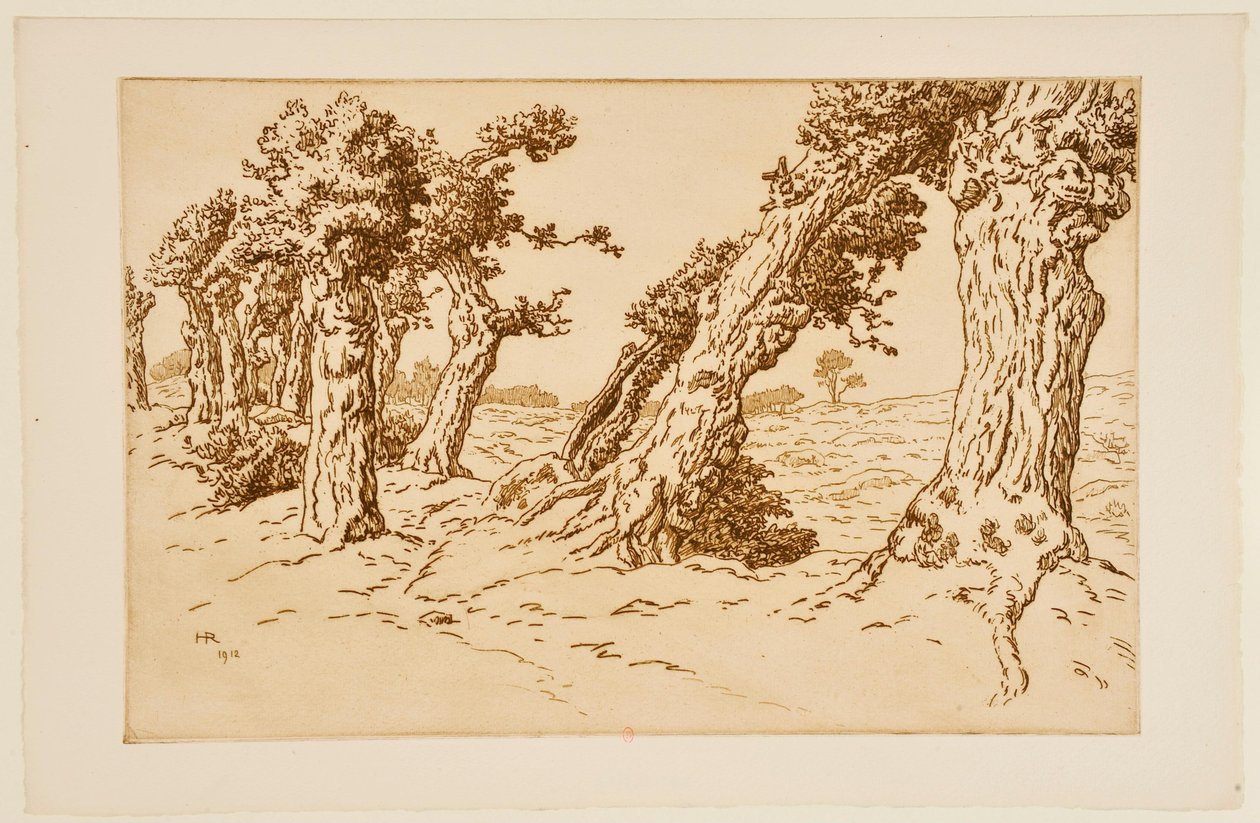Gnarled Trunk Trees by Henri Rivière