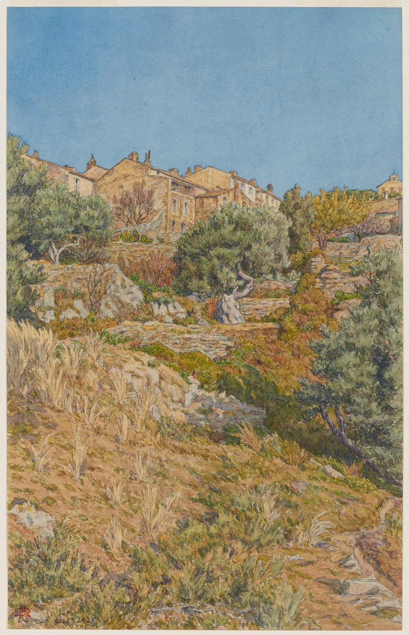 Bormes by Henri Rivière