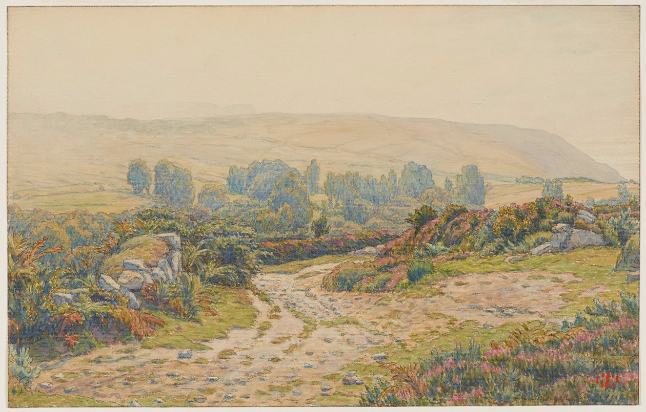 Mist and Dew. Moors of Pors Léonnec. Morgat by Henri Rivière