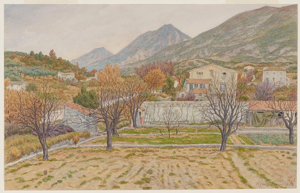 Surroundings of Nyons by Henri Rivière