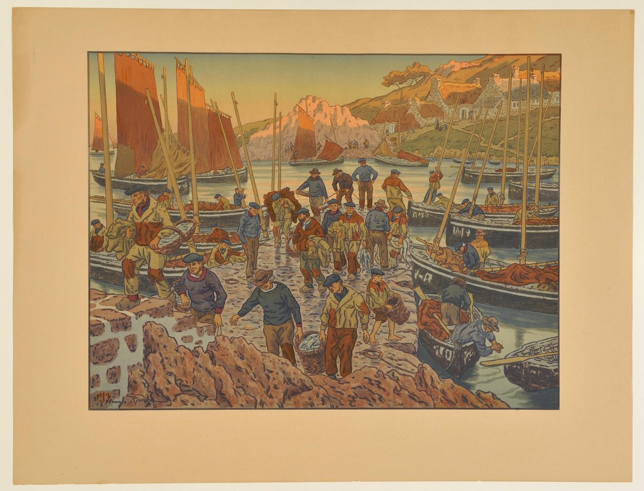 The Port by Henri Rivière