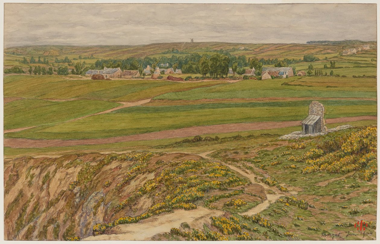 Lesquiffinec. Morgat by Henri Rivière