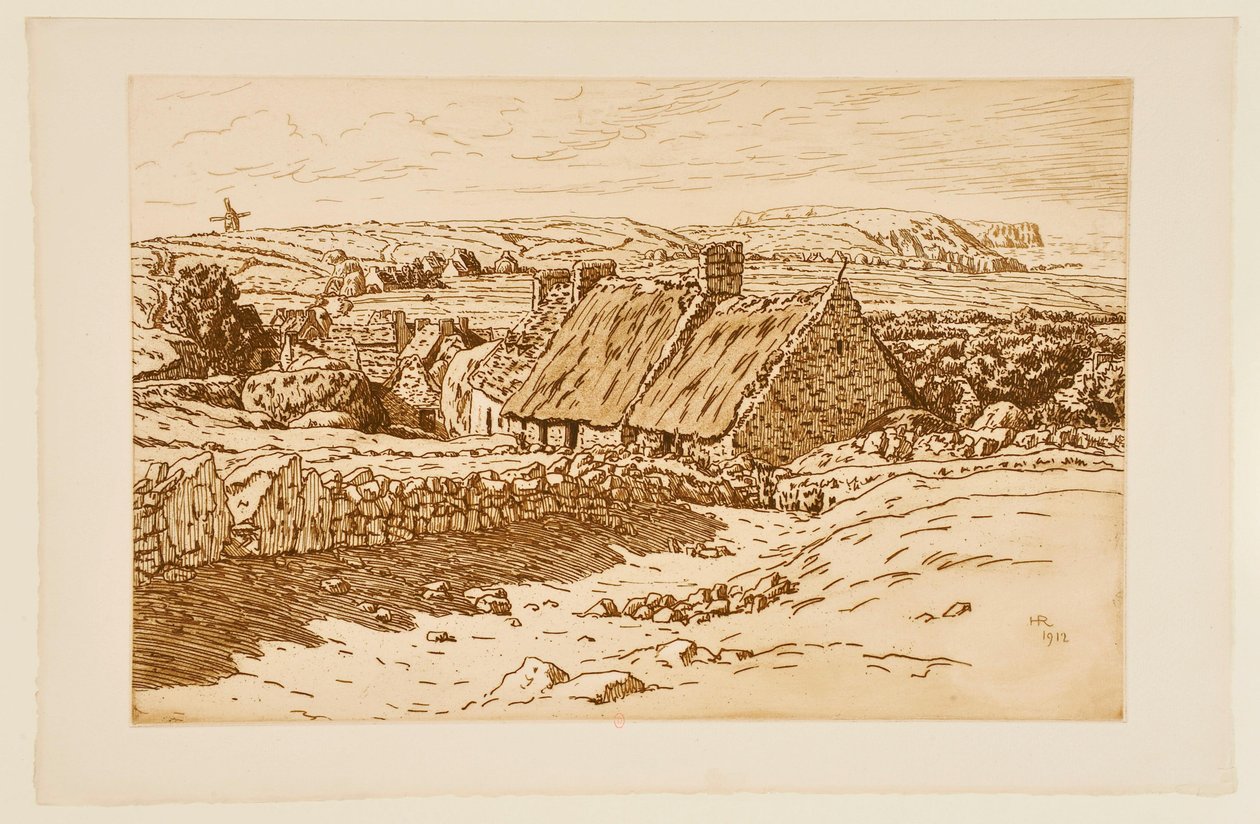 [Landscape with a Mill] by Henri Rivière
