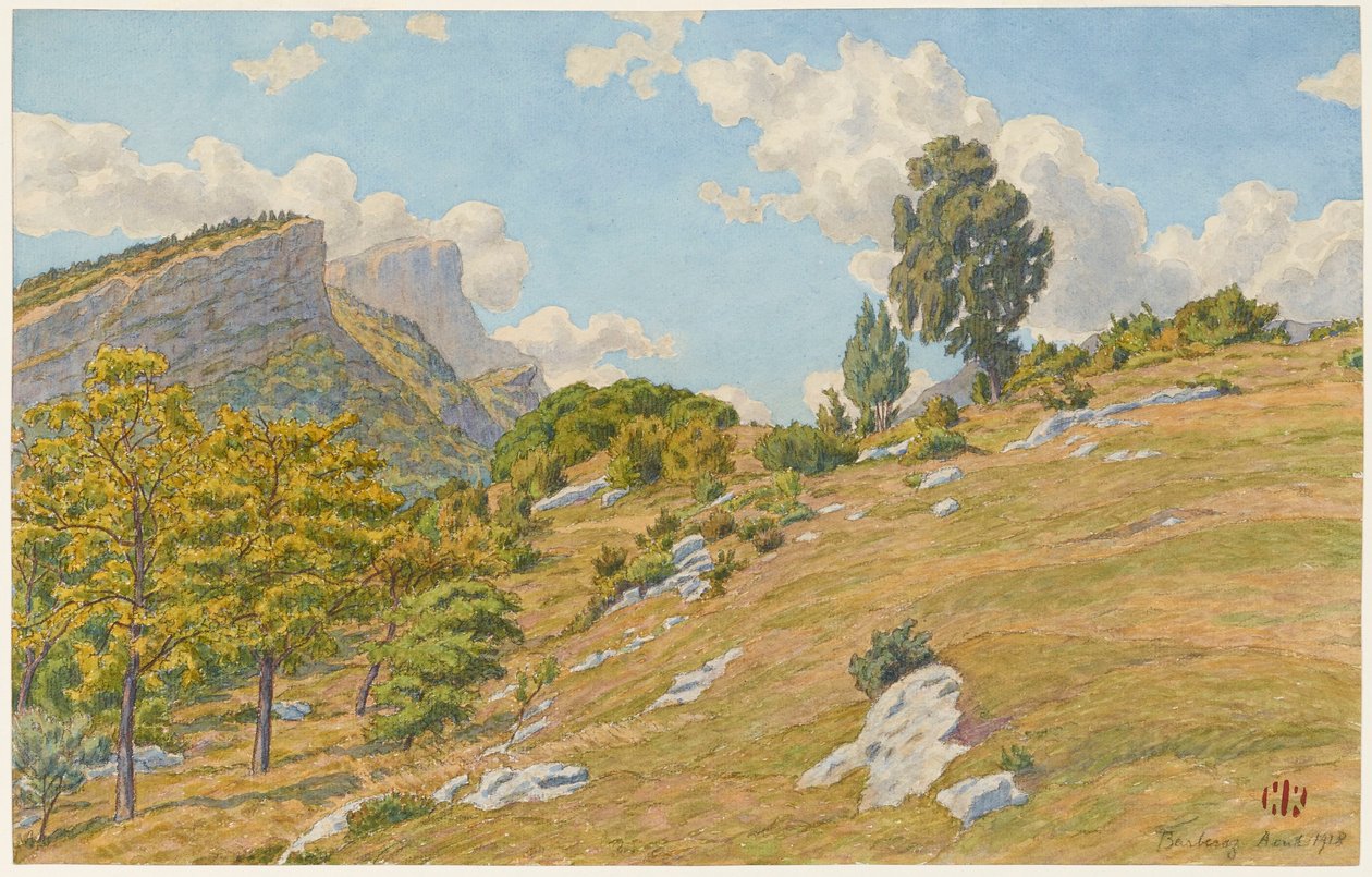 Plateaux de Barberaz by Henri Rivière
