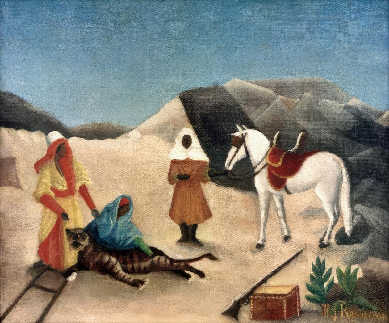 The Tiger Hunt by Henri Rousseau: Buy fine art print