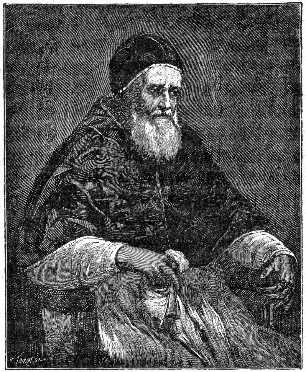 Pope Julius II by Henri Thiriat
