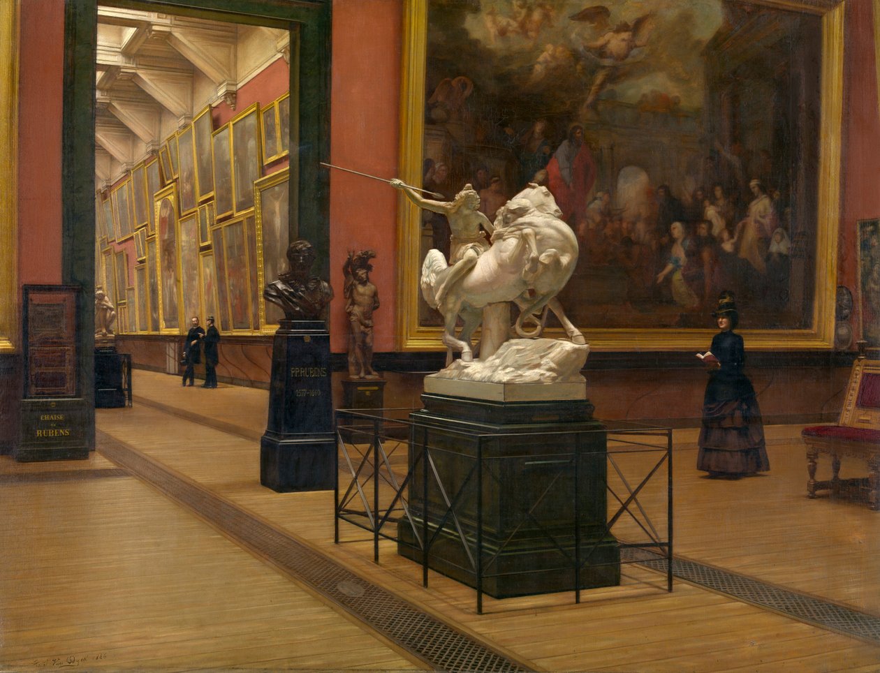 The Interior of the Old Museum by Henri Van Dyck