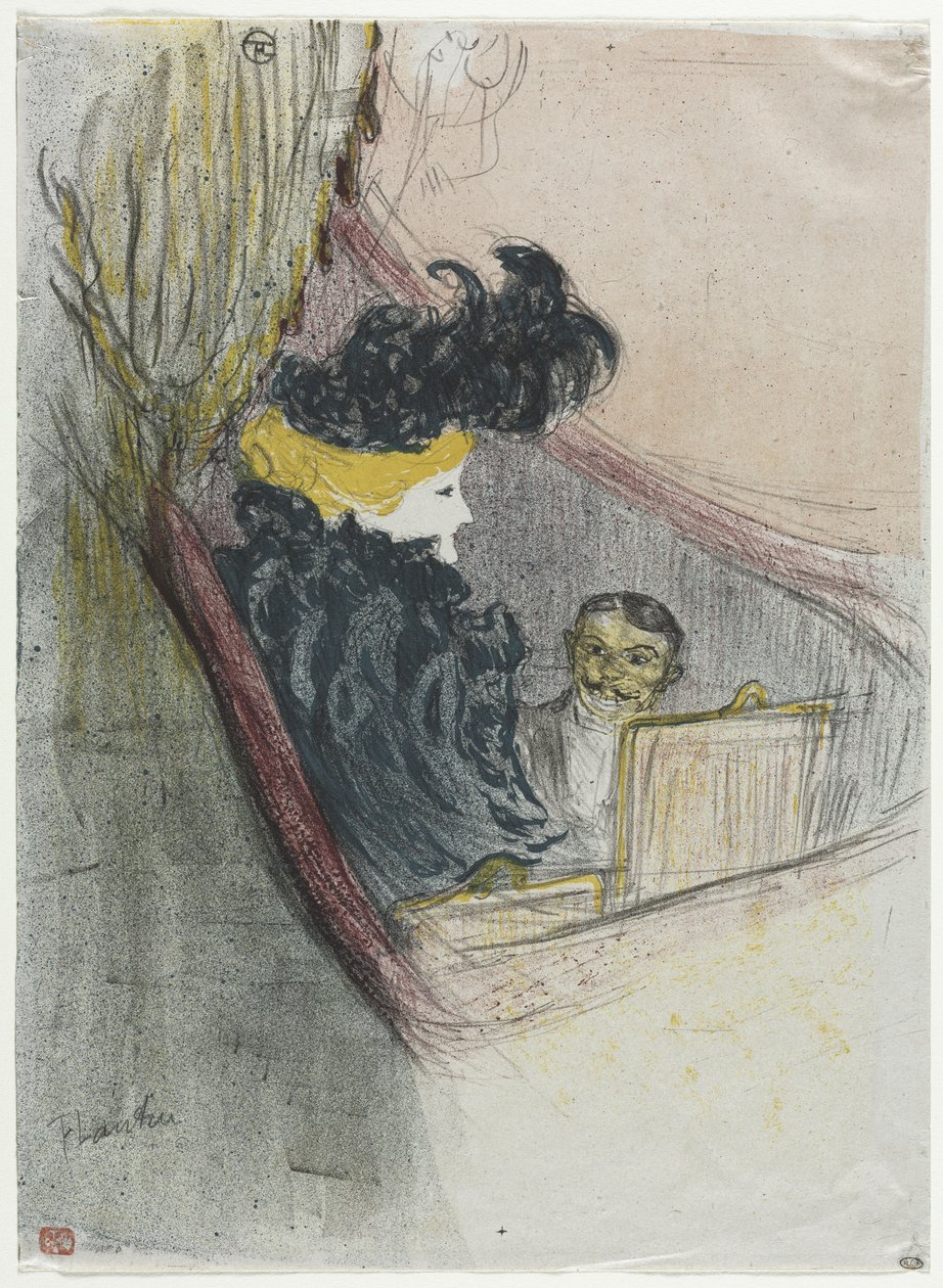 A Princely Idyl, Clara Ward by Henri de Toulouse-Lautrec