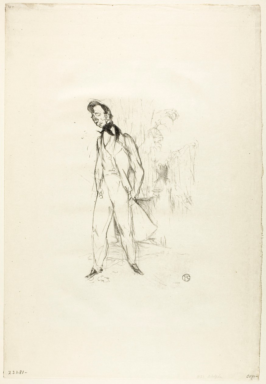 Adolphe or The Sad Young Man by Henri de Toulouse-Lautrec