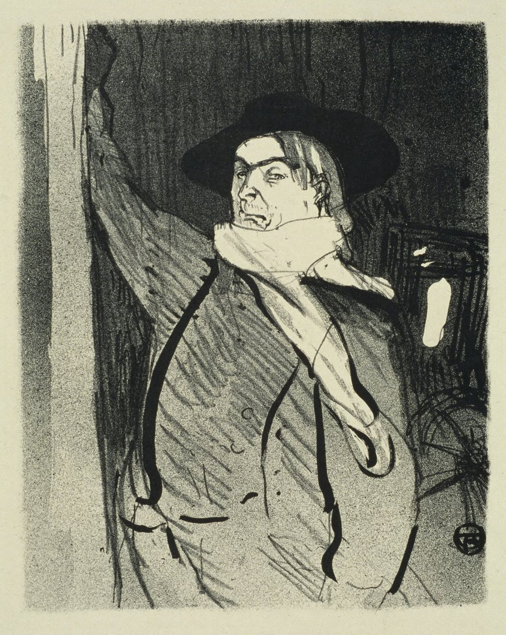 Aristide Bruant by Henri de Toulouse-Lautrec