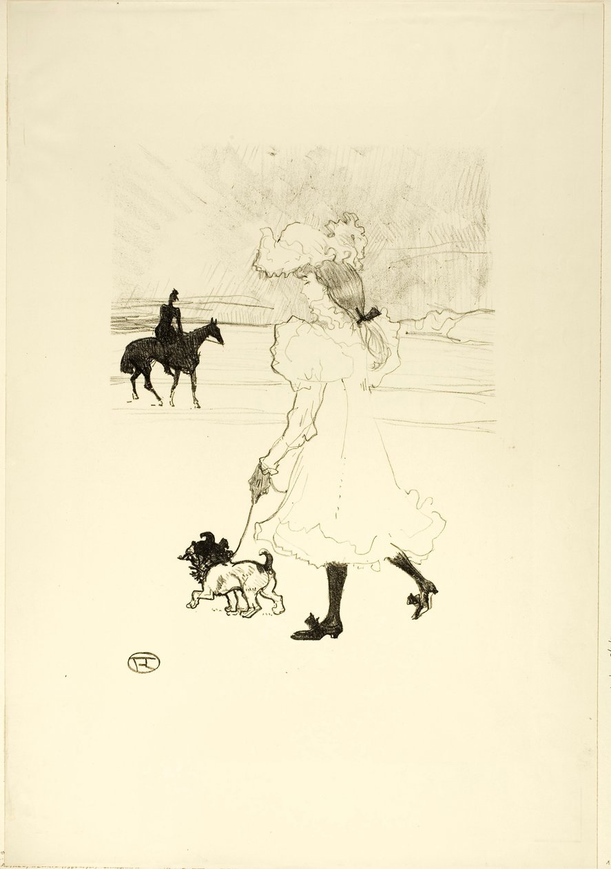 In the Woods by Henri de Toulouse-Lautrec