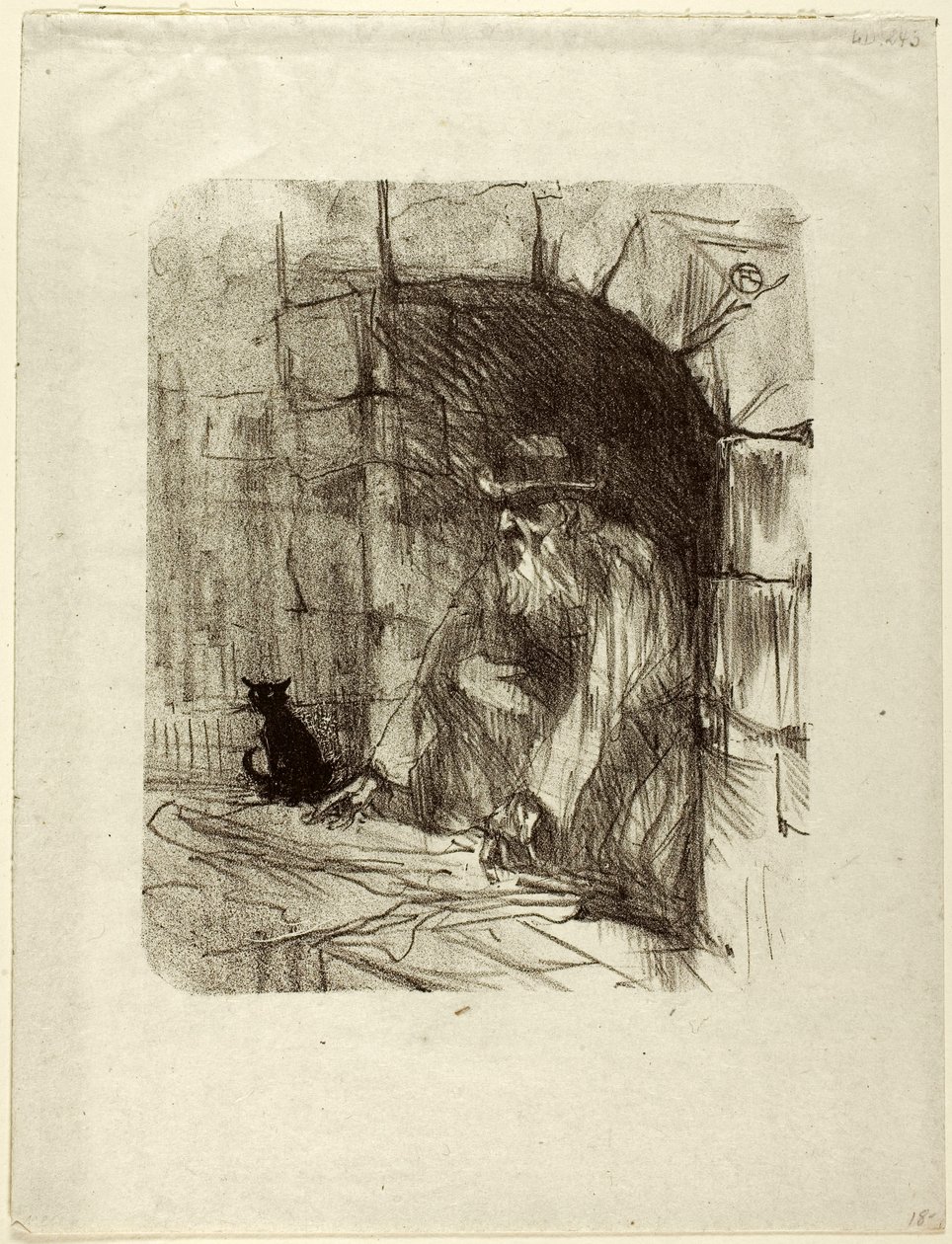 Back Room of a Shop in Cracow, from Au Pied du Sinaï by Henri de Toulouse-Lautrec