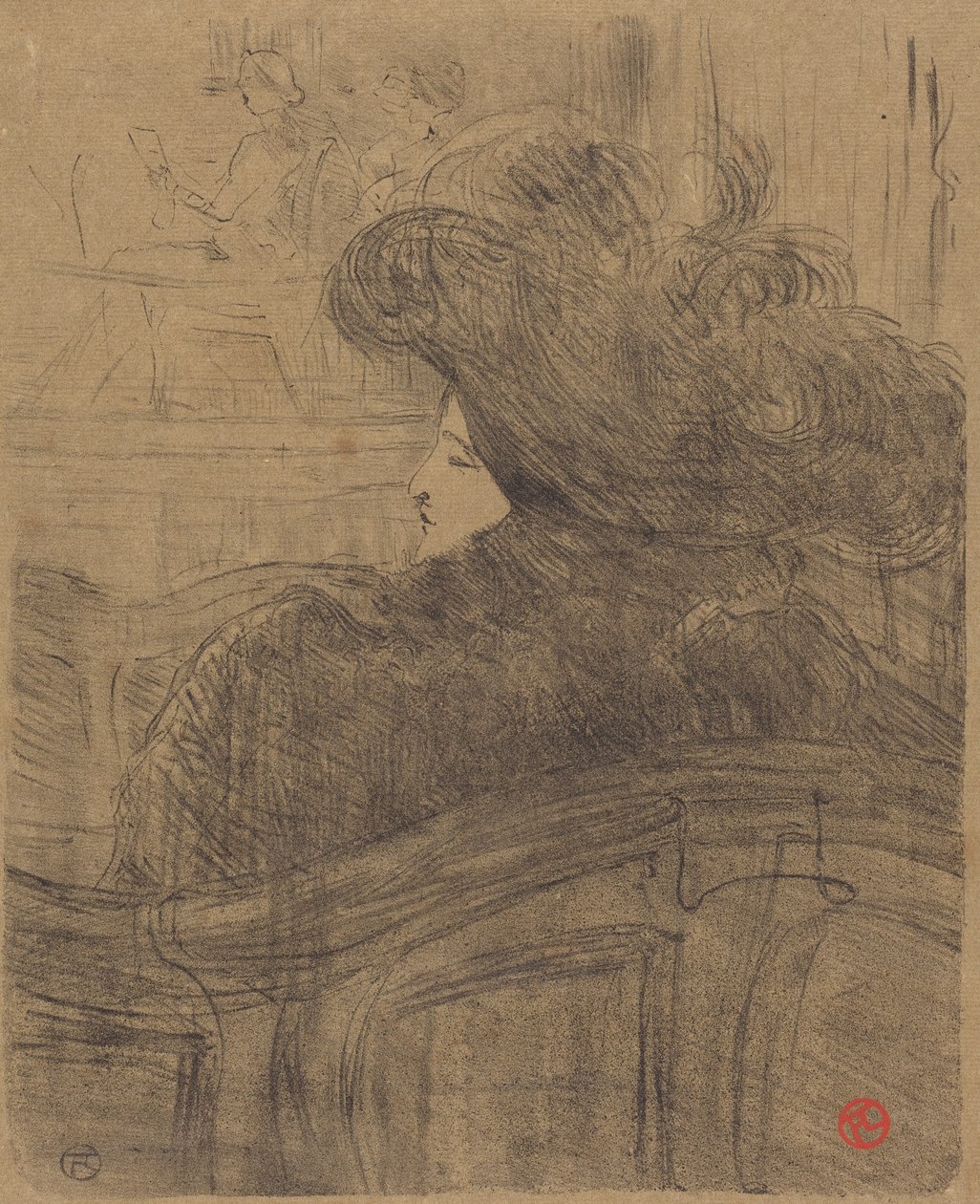 Cléo de Mérode by Henri de Toulouse-Lautrec