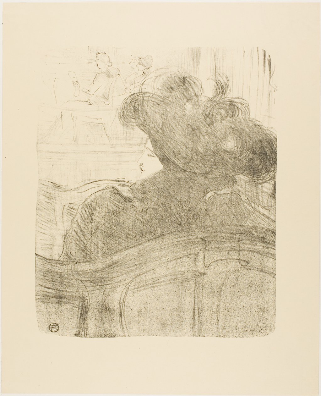 Cléo de Mérode, from Treize Lithographies by Henri de Toulouse-Lautrec