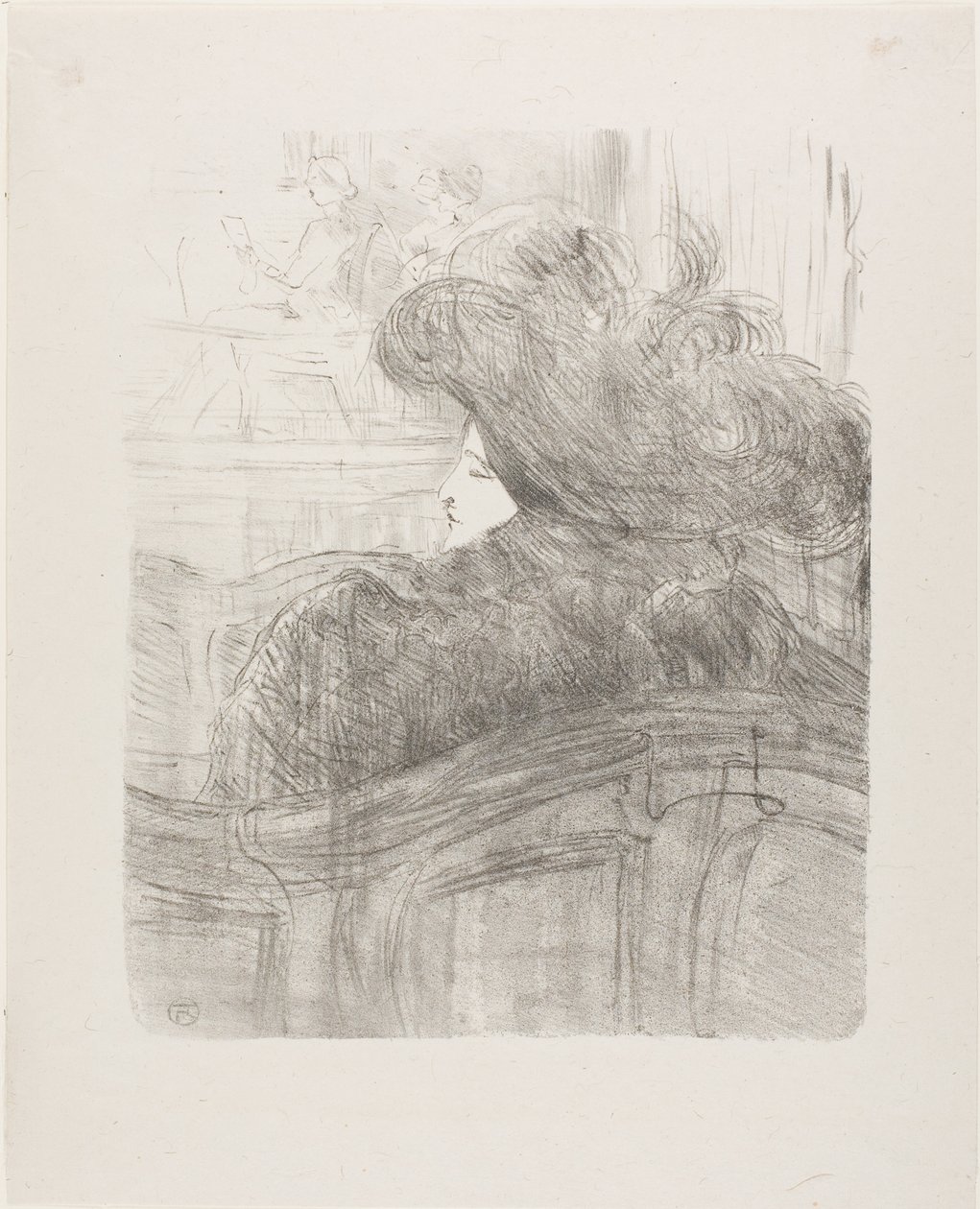 Cléo de Mérode, from Treize Lithographies by Henri de Toulouse-Lautrec