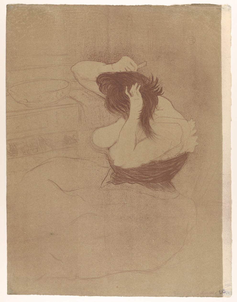 Combing Their Hair by Henri de Toulouse-Lautrec