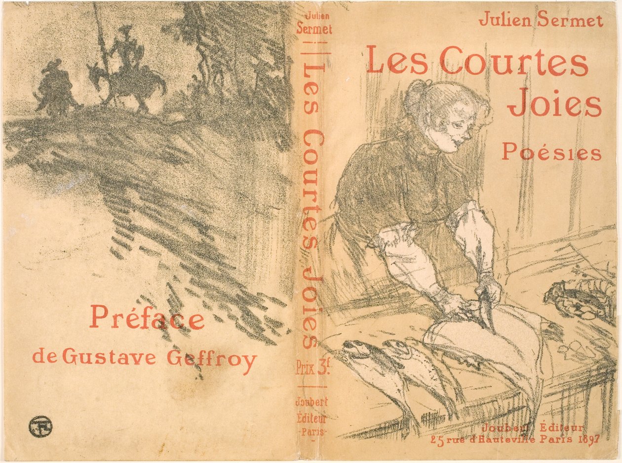 Cover for Les Courtes Joies by Henri de Toulouse-Lautrec