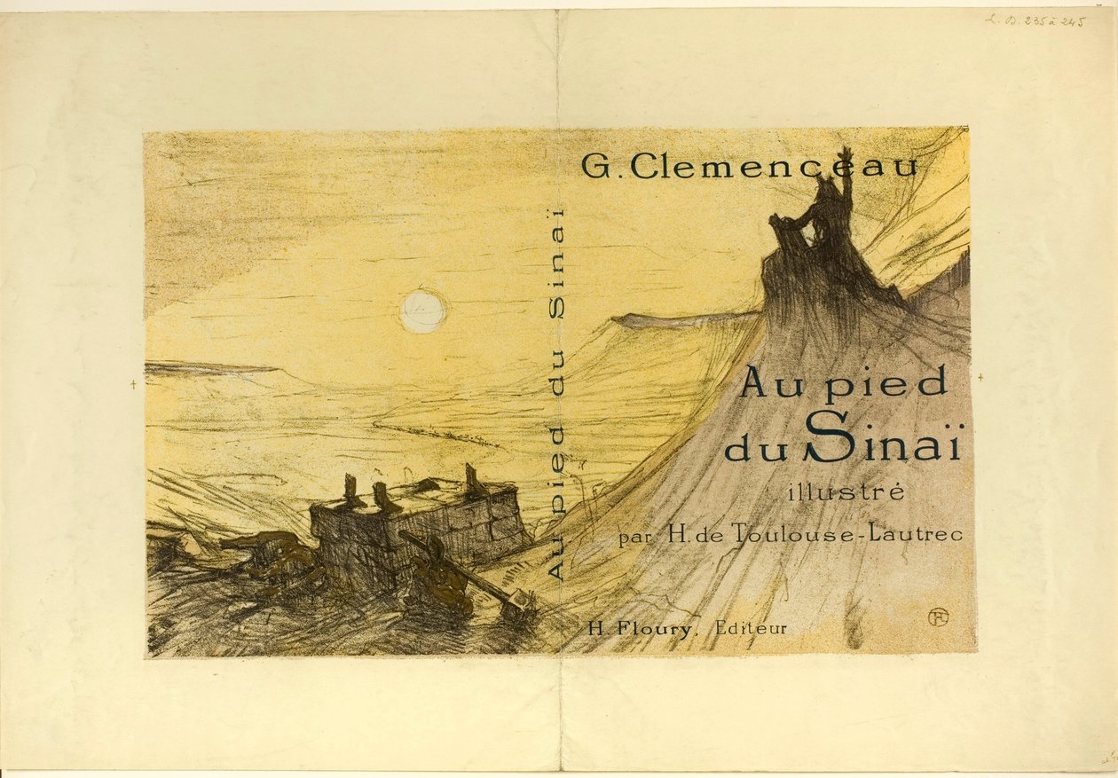 Cover for Au Pied du Sinaï by Henri de Toulouse-Lautrec