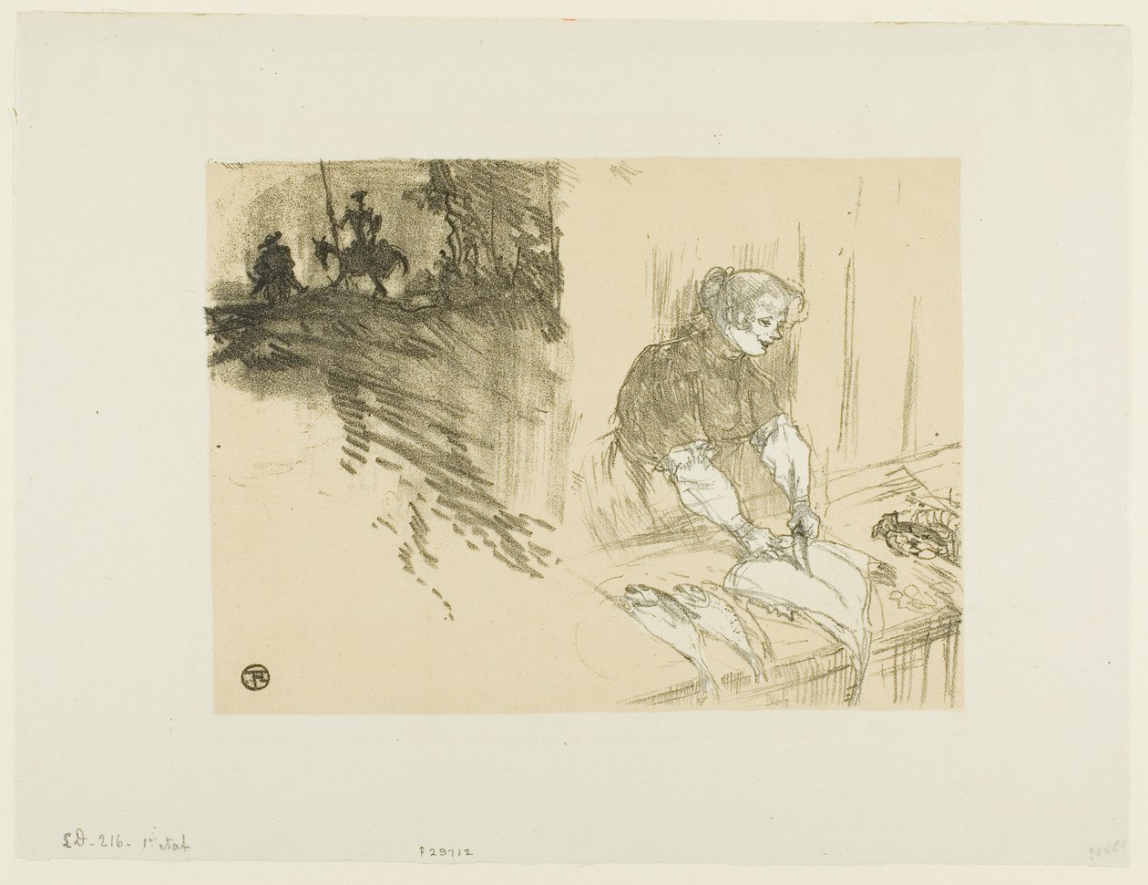 Cover for Les Courtes Joies by Henri de Toulouse-Lautrec