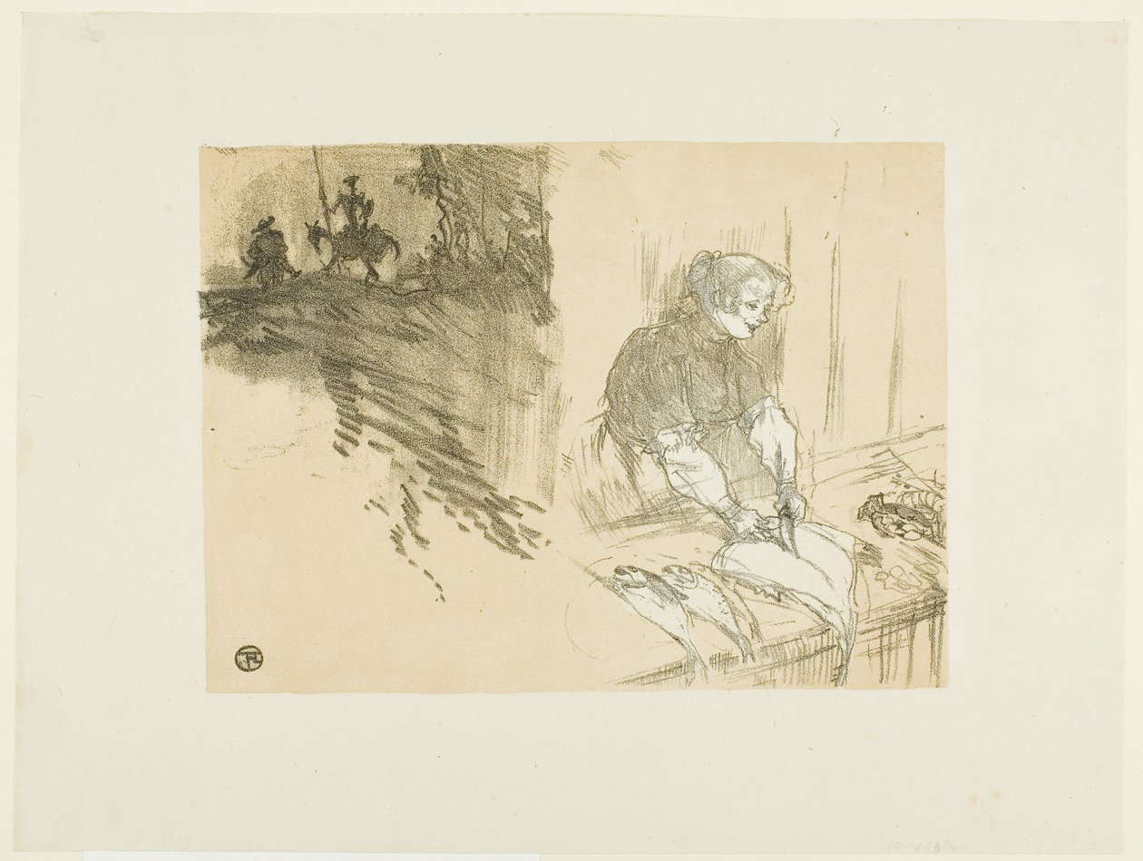 Cover for Les Courtes Joies by Henri de Toulouse-Lautrec