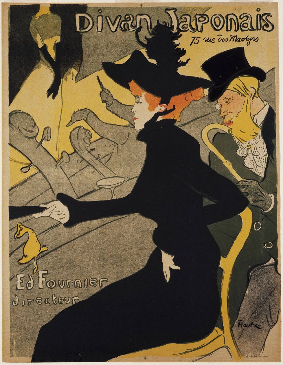 Divan Japonais by Henri de Toulouse-Lautrec