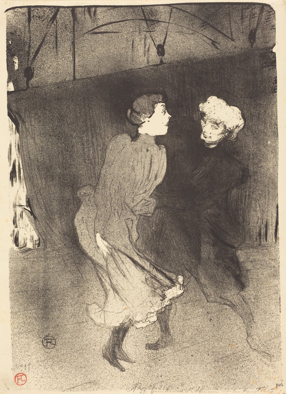 Dress Rehearsal at the Folies-Bergère by Henri de Toulouse-Lautrec