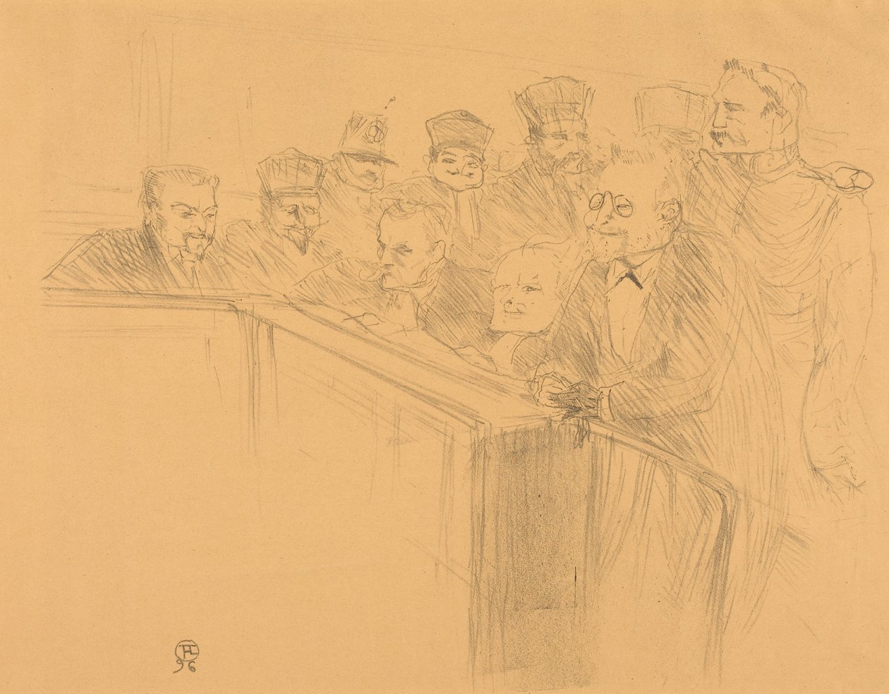 Dupas Deposition by Henri de Toulouse-Lautrec